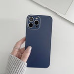 Custodia per telefono in vetro temperato smerigliato, For iPhone 11