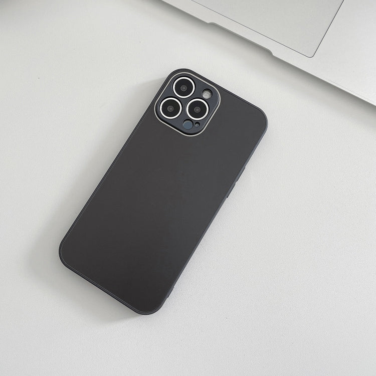 Custodia per telefono in vetro temperato smerigliato, For iPhone 11