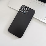 Custodia per telefono in vetro temperato smerigliato, For iPhone 11