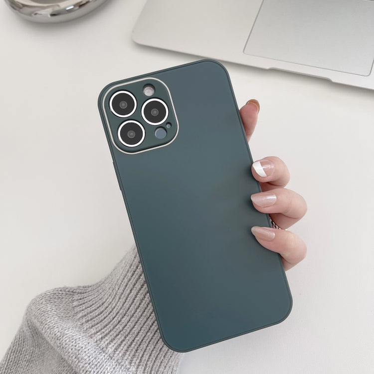 Custodia per telefono in vetro temperato smerigliato, For iPhone 11
