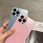 Custodia per telefono in vetro temperato smerigliato, For iPhone 11