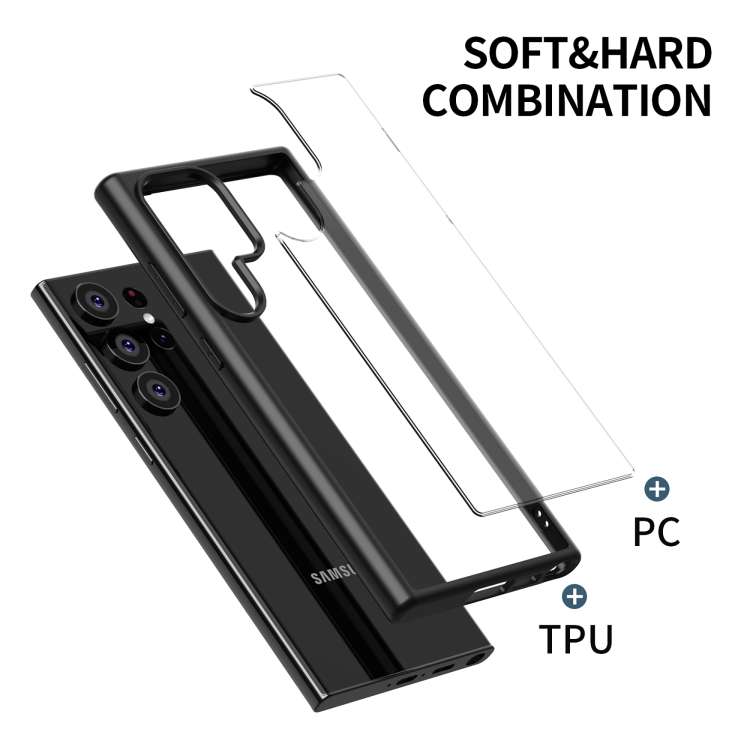 Custodia protettiva per telefono iPAKY antiurto per PC + TPU, For Samsung Galaxy S23 5G, For Samsung Galaxy S23+ 5G, For Samsung Galaxy S23 Ultra 5G