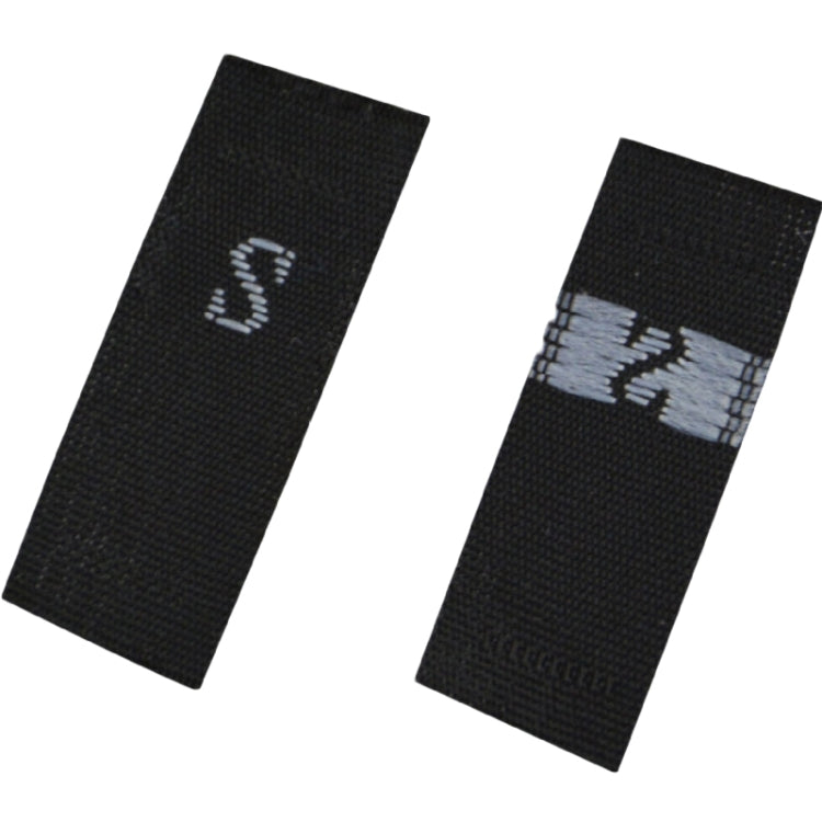3 Rotoli 3,4 x 1,2 cm Etichette formato XS-4XL Etichetta per abbigliamento in tessuto di poliestere 1 rotolo (circa 380 pezzi), XS, S, M, L, XL, XXL, XXXL, XXXXL, XXXXXL