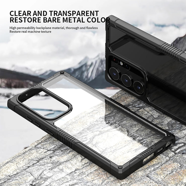 Custodia trasparente PC TPU per Samsung Galaxy S23 Ultra 5G