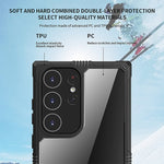 Custodia trasparente PC TPU per Samsung Galaxy S23 Ultra 5G
