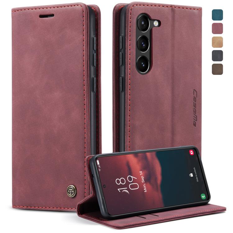 CaseMe 013 Custodia multifunzionale in pelle a conchiglia orizzontale, For Samsung Galaxy S23 5G, For Samsung Galaxy S23+ 5G, For Samsung Galaxy S23 Ultra 5G