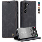 CaseMe 013 Custodia multifunzionale in pelle a conchiglia orizzontale, For Samsung Galaxy S23 5G, For Samsung Galaxy S23+ 5G, For Samsung Galaxy S23 Ultra 5G