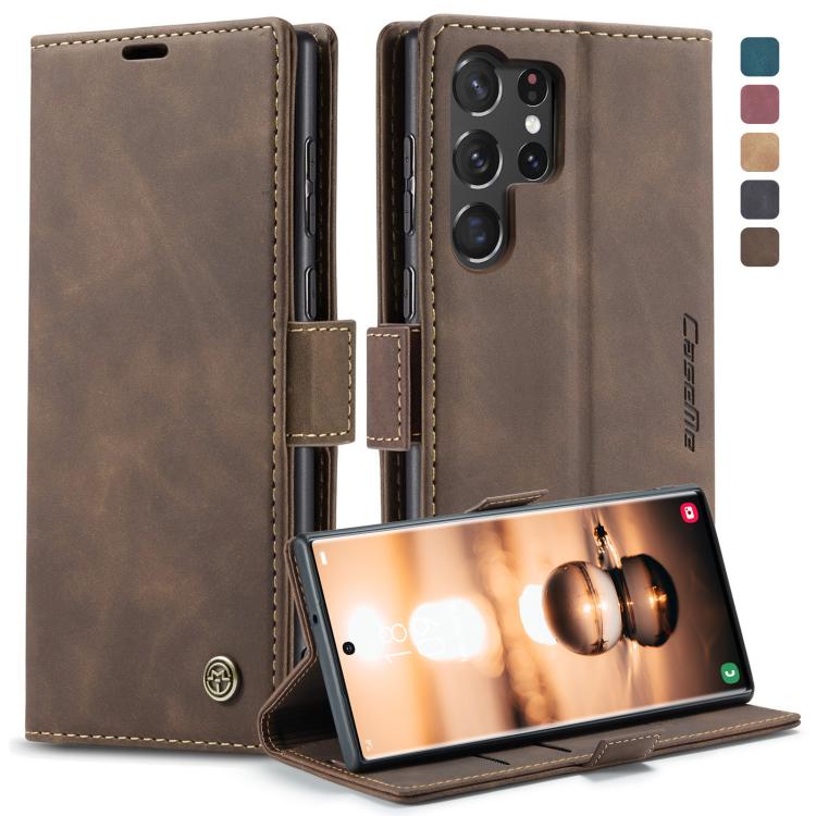 CaseMe 013 Custodia multifunzionale in pelle a conchiglia orizzontale, For Samsung Galaxy S23 5G, For Samsung Galaxy S23+ 5G, For Samsung Galaxy S23 Ultra 5G