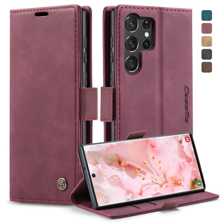 CaseMe 013 Custodia multifunzionale in pelle a conchiglia orizzontale, For Samsung Galaxy S23 5G, For Samsung Galaxy S23+ 5G, For Samsung Galaxy S23 Ultra 5G