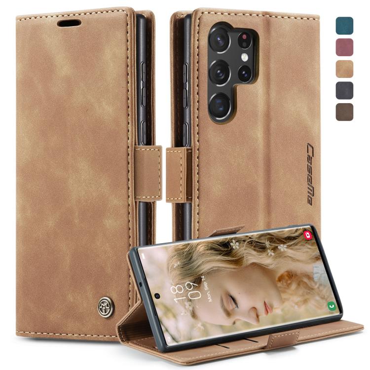 CaseMe 013 Custodia multifunzionale in pelle a conchiglia orizzontale, For Samsung Galaxy S23 5G, For Samsung Galaxy S23+ 5G, For Samsung Galaxy S23 Ultra 5G