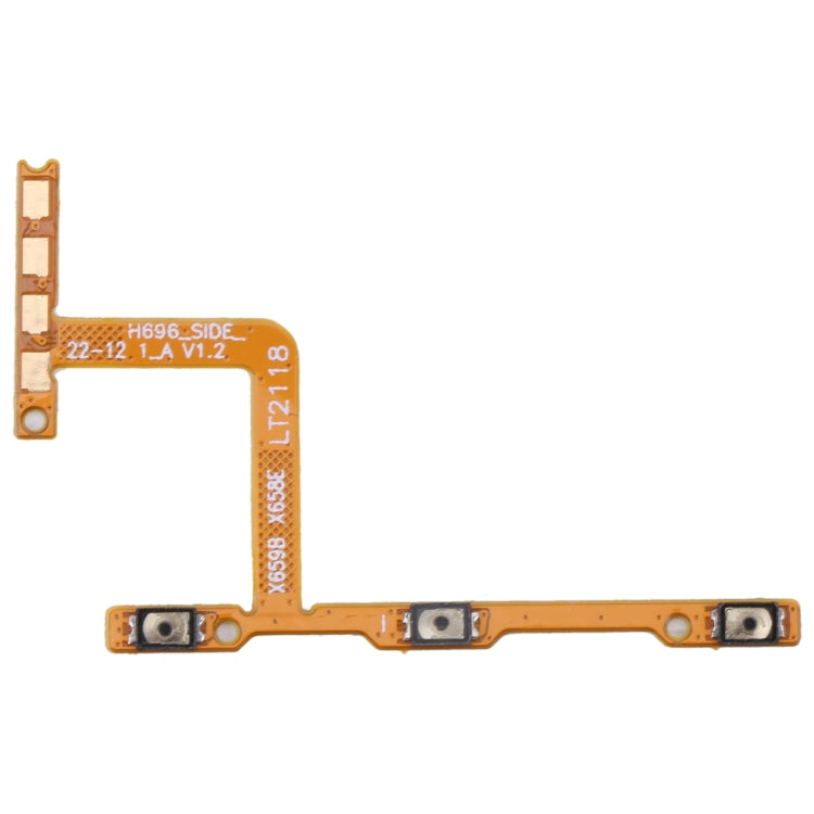 OEM Power Button & Volume Button Flex Cable, For Tecno Spark 8C / Spark Go 2022, For Tecno Pova Neo LE6, For Tecno Camon 18i CG6, For Infinix Hot 11 Play, For Infinix Note 10 X693, For Itel P33 Plus