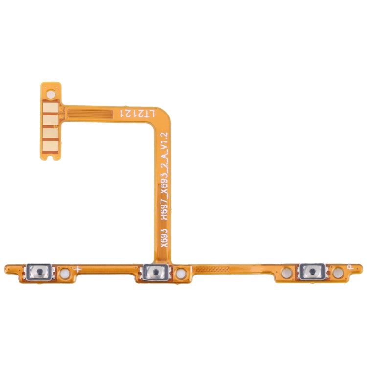 OEM Power Button & Volume Button Flex Cable, For Tecno Spark 8C / Spark Go 2022, For Tecno Pova Neo LE6, For Tecno Camon 18i CG6, For Infinix Hot 11 Play, For Infinix Note 10 X693, For Itel P33 Plus