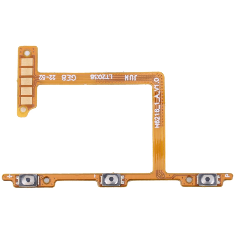 OEM Power Button & Volume Button Flex Cable, For Tecno Spark 8C / Spark Go 2022, For Tecno Pova Neo LE6, For Tecno Camon 18i CG6, For Infinix Hot 11 Play, For Infinix Note 10 X693, For Itel P33 Plus