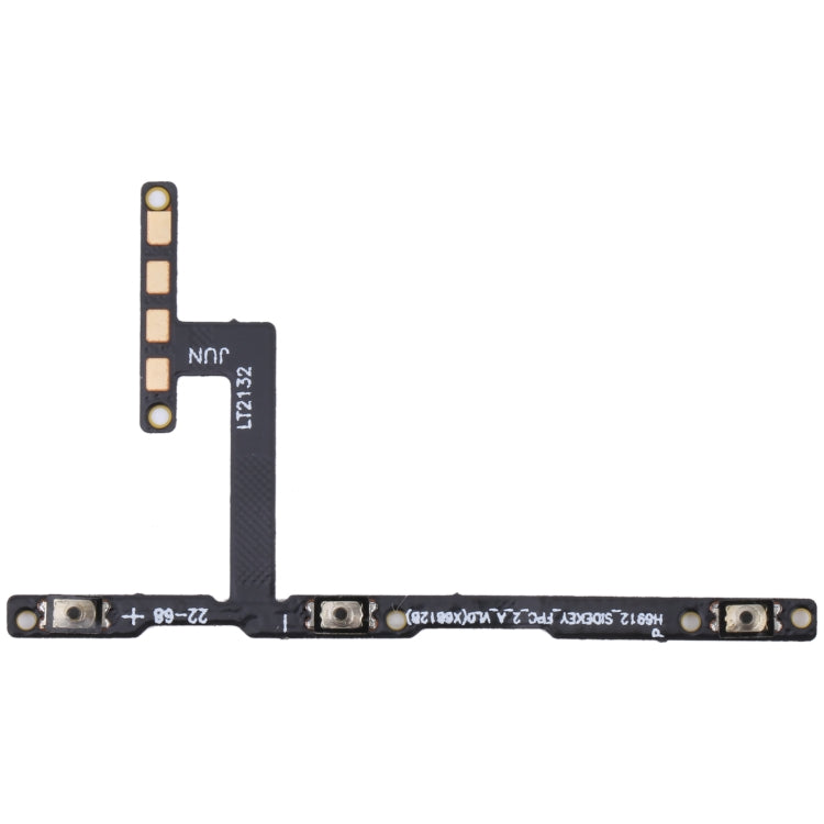 OEM Power Button & Volume Button Flex Cable, For Tecno Spark 8C / Spark Go 2022, For Tecno Pova Neo LE6, For Tecno Camon 18i CG6, For Infinix Hot 11 Play, For Infinix Note 10 X693, For Itel P33 Plus