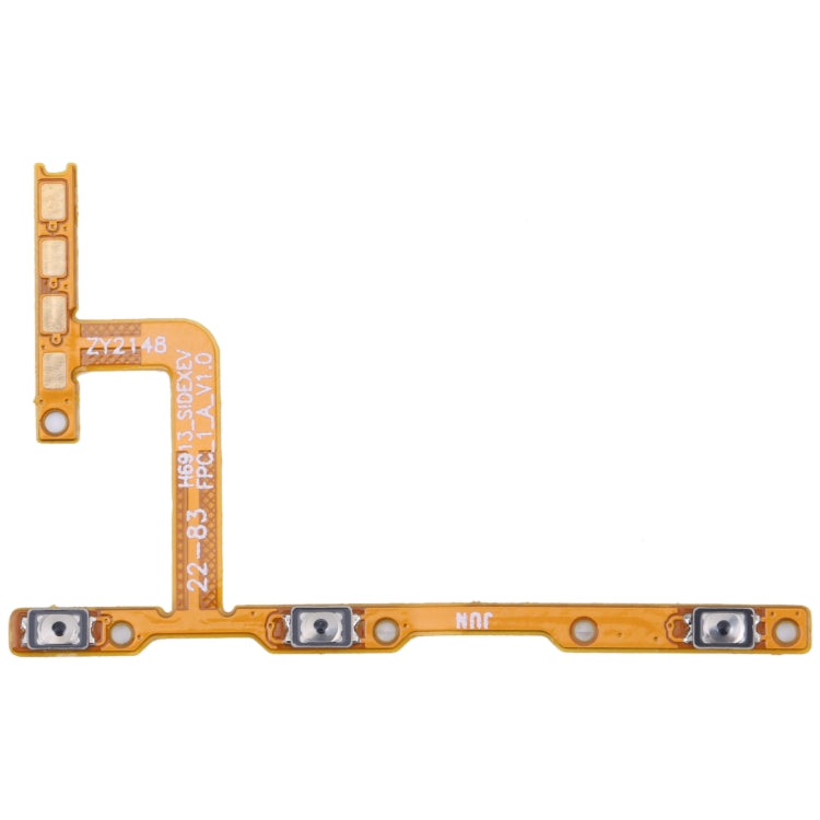 OEM Power Button & Volume Button Flex Cable, For Tecno Spark 8C / Spark Go 2022, For Tecno Pova Neo LE6, For Tecno Camon 18i CG6, For Infinix Hot 11 Play, For Infinix Note 10 X693, For Itel P33 Plus