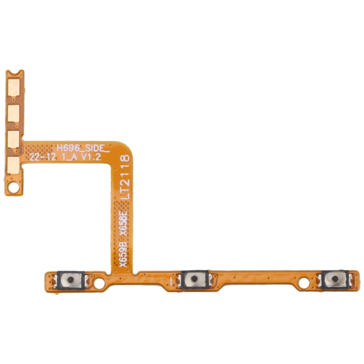 OEM Power Button & Volume Button Flex Cable, For Tecno Spark 8C / Spark Go 2022, For Tecno Pova Neo LE6, For Tecno Camon 18i CG6, For Infinix Hot 11 Play, For Infinix Note 10 X693, For Itel P33 Plus