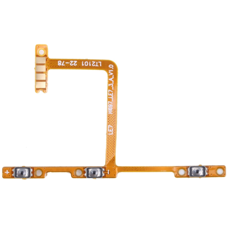 OEM Power Button & Volume Button Flex Cable, For Tecno Spark 8C / Spark Go 2022, For Tecno Pova Neo LE6, For Tecno Camon 18i CG6, For Infinix Hot 11 Play, For Infinix Note 10 X693, For Itel P33 Plus