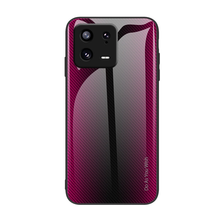 Custodia per cellulare in TPU con vetro sfumato, For Xiaomi 13, For Xiaomi 13 Pro, For Xiaomi Redmi A1+, For OPPO A1 Pro