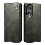 Custodia in pelle con trama cavallo pazzo per Realme 10
