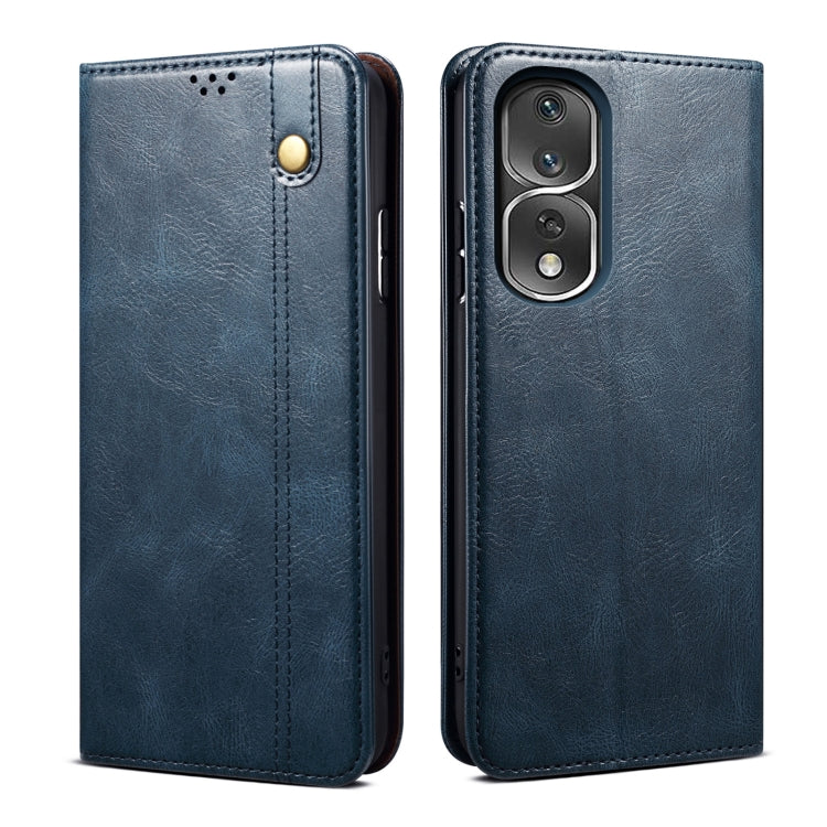 Custodia in pelle con trama cavallo pazzo per Realme 10