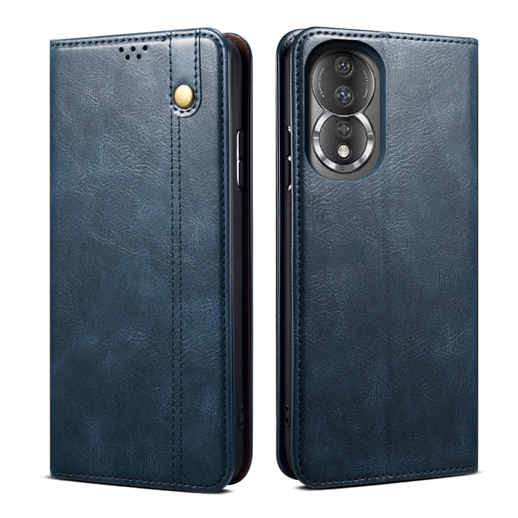 Custodia in pelle con trama cavallo pazzo per Realme 10