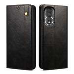 Custodia in pelle con trama cavallo pazzo per Realme 10