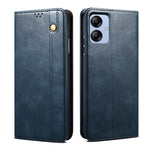 Custodia in pelle con trama cavallo pazzo per Realme 10