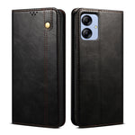 Custodia in pelle con trama cavallo pazzo per Realme 10