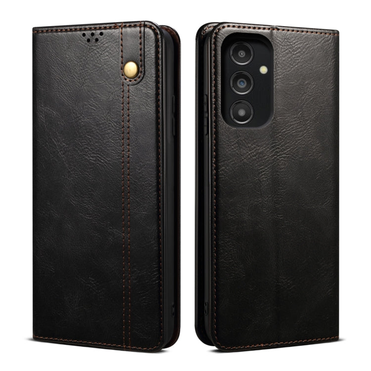 Custodia per telefono in pelle con trama di cavallo pazzo in cera d'olio, For Realme 10 4G, For Honor 80 Pro, For Honor 80, For Samsung Galaxy A04e, For Samsung Galaxy A14 5G