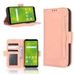 Custodia per telefono in pelle con slot per schede di consistenza al polpaccio, For Cricket Debut Smart, For Cricket Icon 4, For Cricket Innovate E 5G, For OPPO A1 Pro