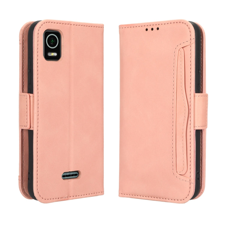 Custodia per telefono in pelle con slot per schede di consistenza al polpaccio, For Cricket Debut Smart, For Cricket Icon 4, For Cricket Innovate E 5G, For OPPO A1 Pro