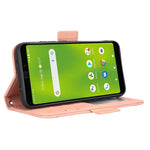 Custodia per telefono in pelle con slot per schede di consistenza al polpaccio, For Cricket Debut Smart, For Cricket Icon 4, For Cricket Innovate E 5G, For OPPO A1 Pro