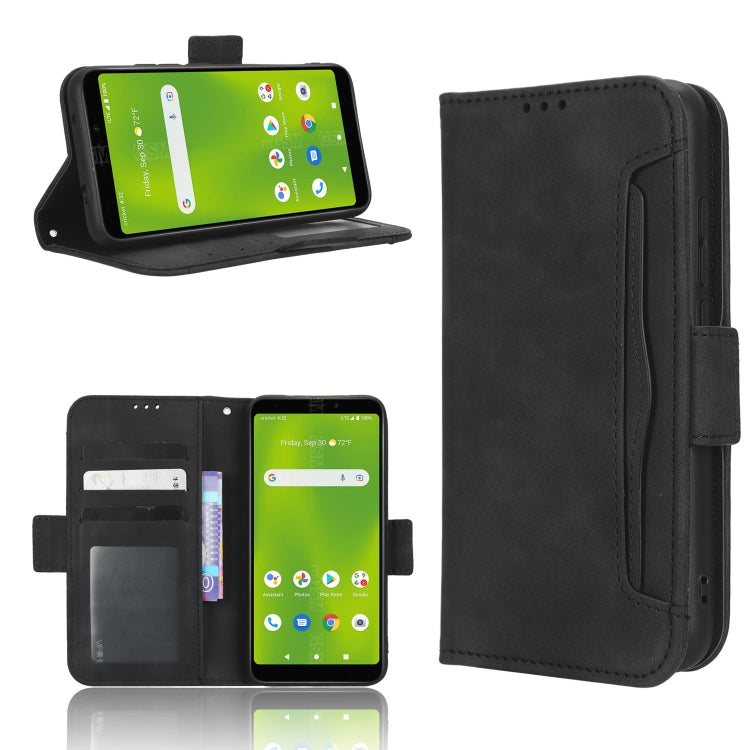 Custodia per telefono in pelle con slot per schede di consistenza al polpaccio, For Cricket Debut Smart, For Cricket Icon 4, For Cricket Innovate E 5G, For OPPO A1 Pro