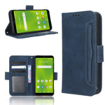 Custodia per telefono in pelle con slot per schede di consistenza al polpaccio, For Cricket Debut Smart, For Cricket Icon 4, For Cricket Innovate E 5G, For OPPO A1 Pro