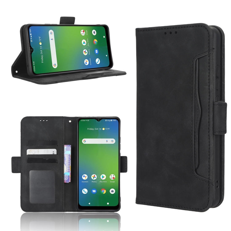 Custodia per telefono in pelle con slot per schede di consistenza al polpaccio, For Cricket Debut Smart, For Cricket Icon 4, For Cricket Innovate E 5G, For OPPO A1 Pro