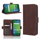 Custodia per telefono in pelle con slot per schede di consistenza al polpaccio, For Cricket Debut Smart, For Cricket Icon 4, For Cricket Innovate E 5G, For OPPO A1 Pro