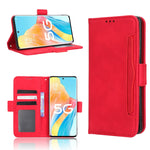 Custodia per telefono in pelle con slot per schede di consistenza al polpaccio, For Cricket Debut Smart, For Cricket Icon 4, For Cricket Innovate E 5G, For OPPO A1 Pro
