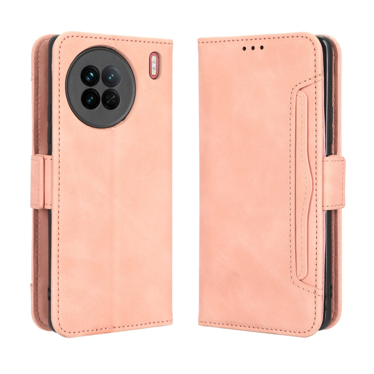 Custodia per telefono in pelle con slot per schede di consistenza al polpaccio, For vivo X90 5G, For vivo X90 Pro+, For Tecno Pova 4, For Infinix Hot 20 4G X682B