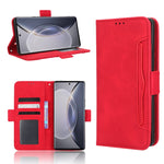Custodia per telefono in pelle con slot per schede di consistenza al polpaccio, For vivo X90 5G, For vivo X90 Pro+, For Tecno Pova 4, For Infinix Hot 20 4G X682B