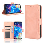 Custodia per telefono in pelle con slot per schede di consistenza al polpaccio, For Infinix Hot 20 5G X666B, For Infinix Hot 20S X6827, For Tecno Pova 4 Pro, For Huawei nova Y61