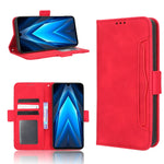 Custodia per telefono in pelle con slot per schede di consistenza al polpaccio, For Infinix Hot 20 5G X666B, For Infinix Hot 20S X6827, For Tecno Pova 4 Pro, For Huawei nova Y61