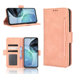 Custodia portafoglio in pelle per Motorola Moto G72