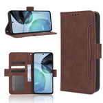 Custodia portafoglio in pelle per Motorola Moto G72