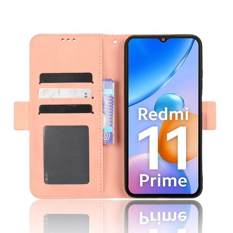 Custodia per telefono in pelle con slot per schede di consistenza al polpaccio, For Xiaomi Redmi 11 Prime 4G, For Xiaomi Redmi A1+, For Xiaomi Redmi Note 12 5G China, For Xiaomi Redmi Note 12 Pro 5G