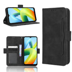 Custodia per telefono in pelle con slot per schede di consistenza al polpaccio, For Xiaomi Redmi 11 Prime 4G, For Xiaomi Redmi A1+, For Xiaomi Redmi Note 12 5G China, For Xiaomi Redmi Note 12 Pro 5G