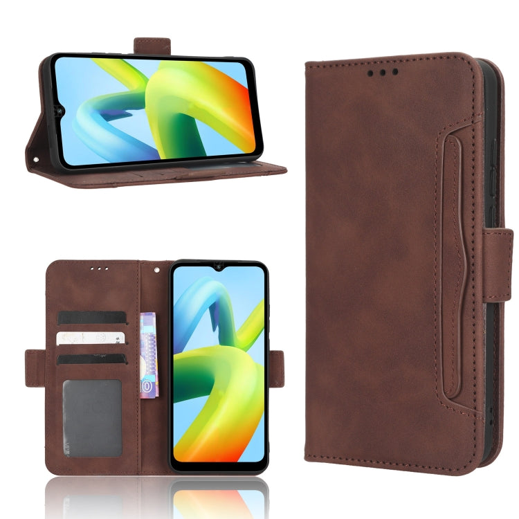 Custodia per telefono in pelle con slot per schede di consistenza al polpaccio, For Xiaomi Redmi 11 Prime 4G, For Xiaomi Redmi A1+, For Xiaomi Redmi Note 12 5G China, For Xiaomi Redmi Note 12 Pro 5G