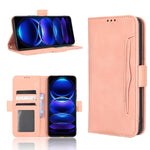Custodia per telefono in pelle con slot per schede di consistenza al polpaccio, For Xiaomi Redmi 11 Prime 4G, For Xiaomi Redmi A1+, For Xiaomi Redmi Note 12 5G China, For Xiaomi Redmi Note 12 Pro 5G