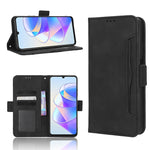 Custodia per telefono in pelle con slot per schede di consistenza al polpaccio, For Xiaomi Redmi Note 12 Pro+, For Huawei nova 10 SE, For Honor Play 40 Plus, For Nokia X30 5G