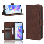 Custodia per telefono in pelle con slot per schede di consistenza al polpaccio, For Xiaomi Redmi Note 12 Pro+, For Huawei nova 10 SE, For Honor Play 40 Plus, For Nokia X30 5G