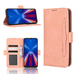Custodia per telefono in pelle con slot per schede di consistenza al polpaccio, For Umidigi G1